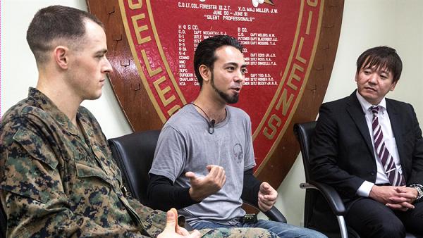 Marine awarded for saving local Okinawans from riptide