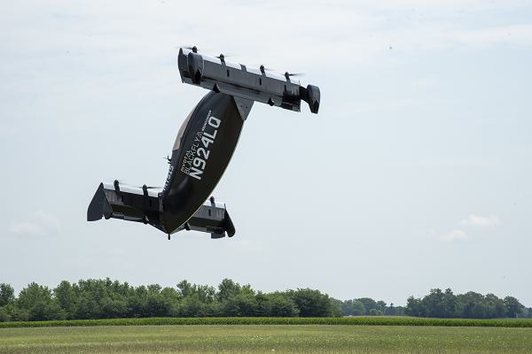 AFWERX, the Department of the Air Force’s innovation arm within the Air Force Research Laboratory, and Beavercreek, Ohio-based defense contractor Modern Technology Solutions Inc. evaluate Pivotal’s BlackFly electric vertical take-off and landing aircraft at Springfield-Beckley Airport, Ohio, July 12, 2024. The effort is part of the AFWERX Agility Prime program, which focuses on assessing the aircraft and its supporting ecosystem through an operational leasing initiative to accelerate innovative and emerging technologies that can be transitioned to the warfighter. (U.S. Air Force photo by Matthew Clouse) 