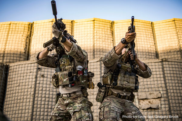 afghanistan pararesque training - Air Force pararescuemen aim rifles during weapons training in Afghanistan, Feb. 21, 2018. The airmen are assigned to the 83rd Expeditionary Rescue Squadron.  Photo by Tech. Sgt. Gregory Brook supportourtroops.org