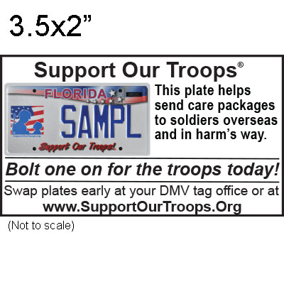 Church Bulletin Ad 3.5x2" Send care packages to soldiers
