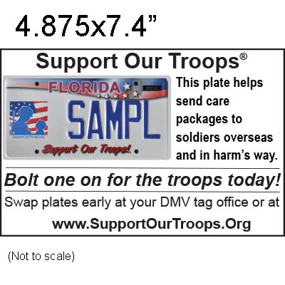 Church Bulletin Ad 4.875x7.4" Send care packages to soldiers