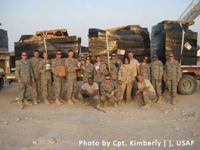 Move Large Scale Support Materiél to Soldiers in War Zones & AOCs