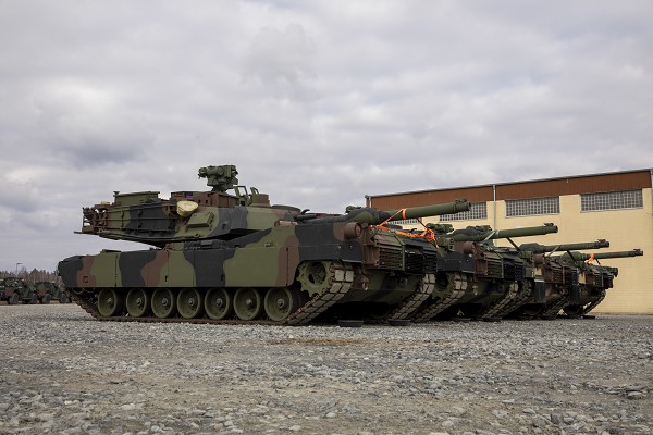 GRAFENWOEHR, GERMANY, March 10, 2022 -  Army Prepositioned Stock-2 delivered to Grafenwoehr Training Area, Germany